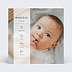 Faire part naissance Bébé d'amour Graines Recto