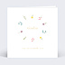 Faire part naissance Brindilles Fleuries Recto