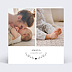 Faire part naissance Coeur Bucolique