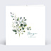 Faire part naissance Herbarium Recto