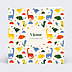 Faire part naissance Motif Dinosaure