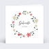 Faire part naissance Printemps fleurie