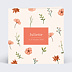 Faire part naissance Fleurs Aquarelles Recto