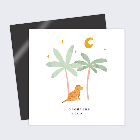 Faire part naissance Petit Tigre