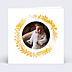 Faire-part Naissance Dorure Jolie Couronne
