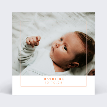 Faire-part Naissance Joli Filet