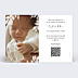 Faire-part Naissance Crayon Blanc Kraft