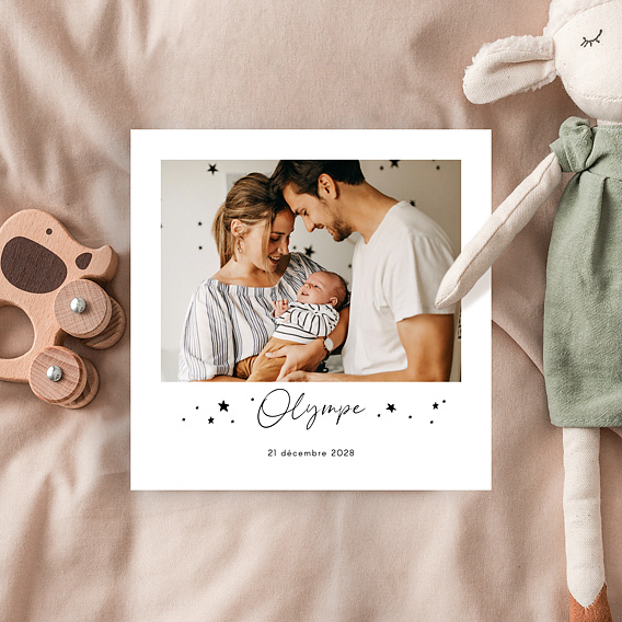 Faire part naissance Bonne Étoile Après 4