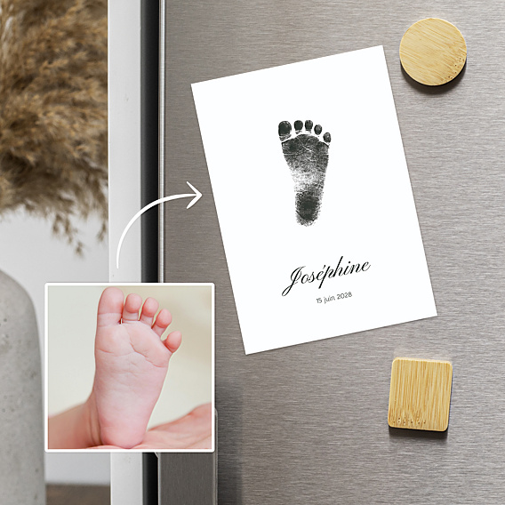 Faire-part Naissance Empreinte bébé