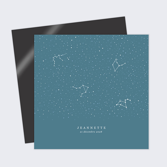 Faire part naissance Cosmos