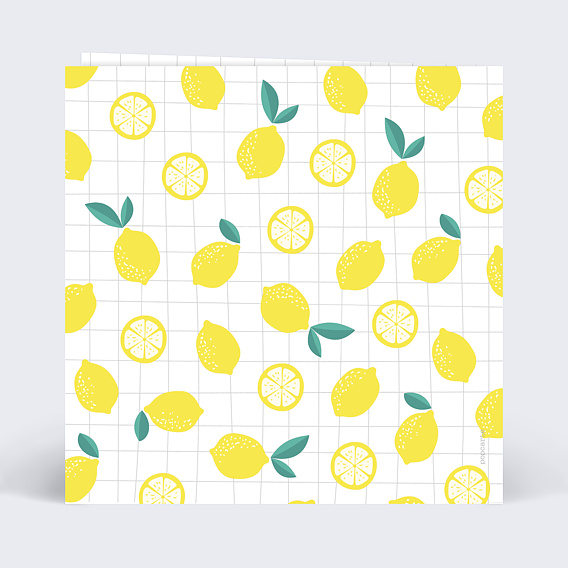 Faire part naissance Acidulé Verso