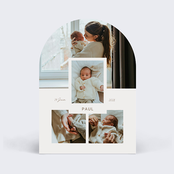 Faire part naissance Grande Photo