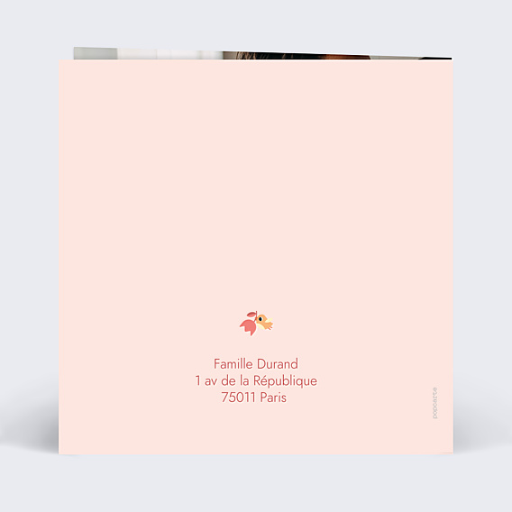 Faire-part Naissance Lilliputiens x Popcarte - Léna la licorne