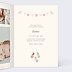 Faire-part Naissance Berceau de Princesse