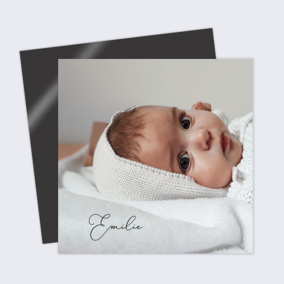 Faire part naissance Nuages