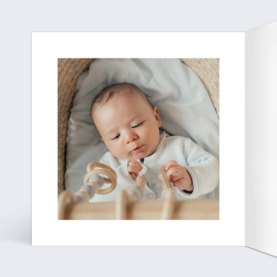 Faire part naissance Joli Multi Intérieur Gauche