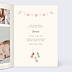 Faire-part Naissance Berceau de Princesse