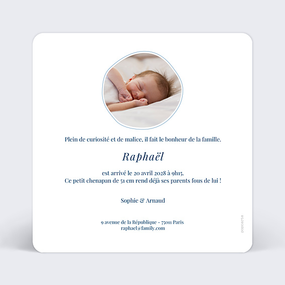 Faire-part Naissance Baby Fox