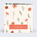 Faire-part Naissance Fleurs Aquarelles
