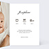 Faire-part Naissance Empreinte bébé