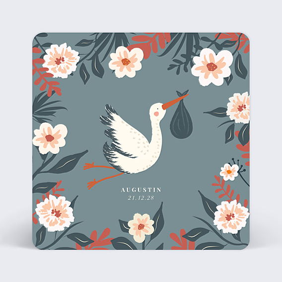 Faire-part Naissance Petite Cigogne