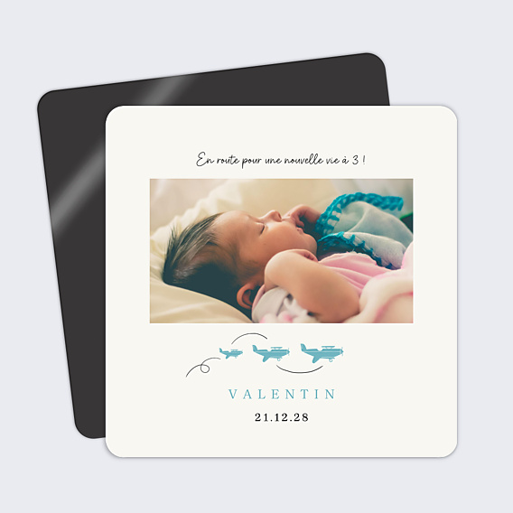 Faire part naissance Petits Avions