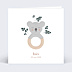 Faire-part Naissance Hochet Koala