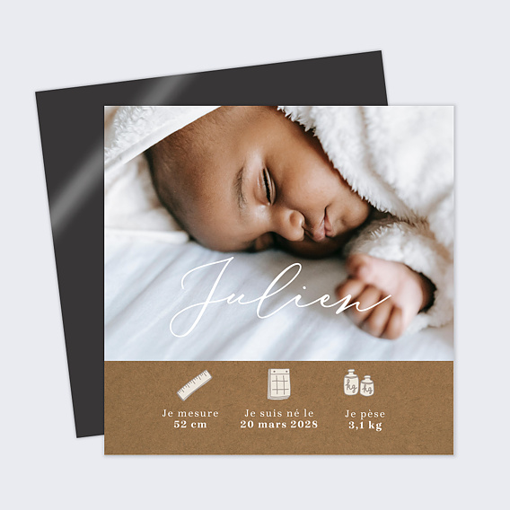 Faire part naissance Célébration