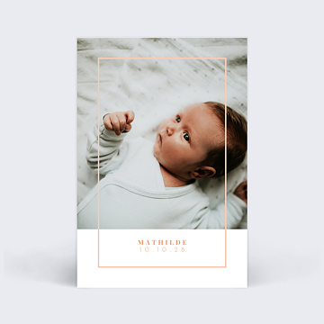Faire-part de Naissance Virtuel Joli filet