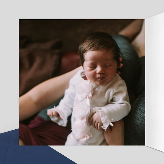 Faire part naissance Home Sweet Home Intérieur Gauche