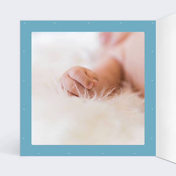 Faire part naissance Jeune Prince Intérieur Gauche