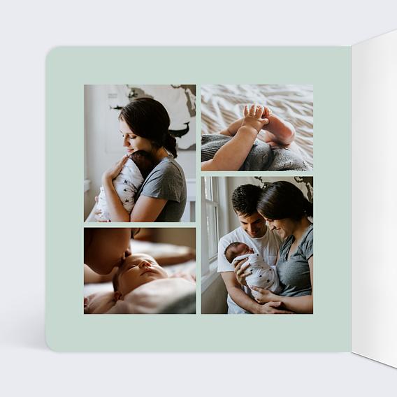 Faire part naissance Louison Intérieur Gauche