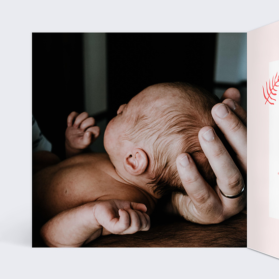 Faire part naissance Rêverie Intérieur Gauche