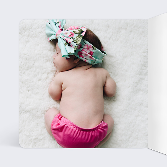 Faire part naissance Sensibilité Intérieur Gauche