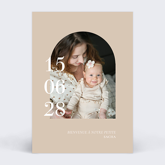 Faire part naissance Jour de Joie
