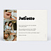 Faire-part Naissance Pleine page typo
