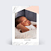 Faire part naissance Marbre