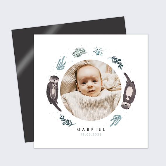 Faire part naissance Petite Loutre