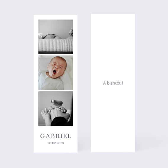 Faire-part Naissance Pleine Page