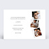 Faire part naissance Multi polaroids Verso