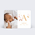 Faire-part Naissance Lettrine Cosmos
