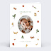 Faire part naissance Motif de papillons