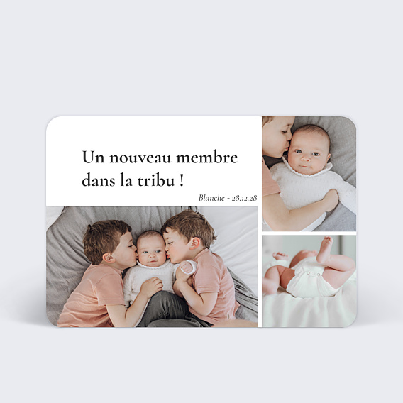 Faire-part Naissance Famille Nombreuse