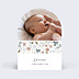 Faire-part Naissance Frise Fleurie