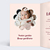 Faire-part Naissance Fleurs wavy photo