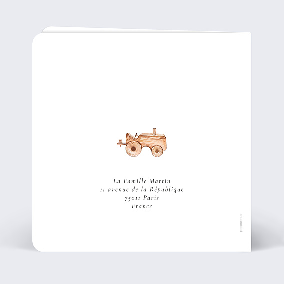 Faire-part Naissance Petit Aventurier