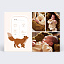 Faire part naissance Renard picto