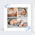 Faire-part Naissance Bleuet
