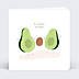 Faire-part Naissance Avocado Family