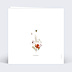 Faire part naissance Fleurs de champs avec graines Verso